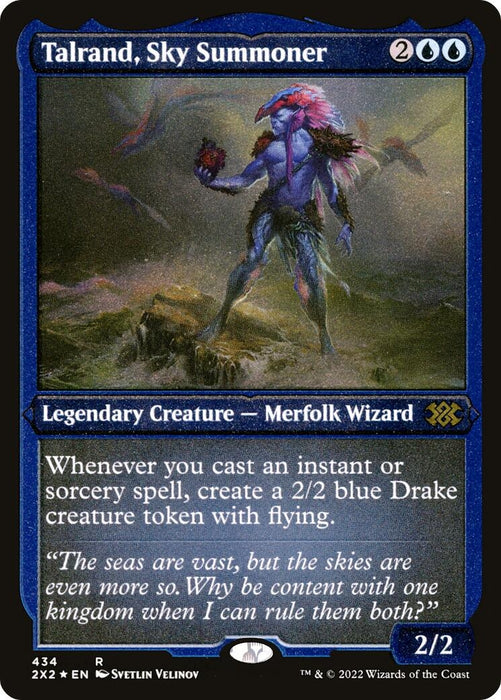 Image for Talrand, Sky Summoner (Foil Etched) (434) (2X2) - Magic: The Gathering