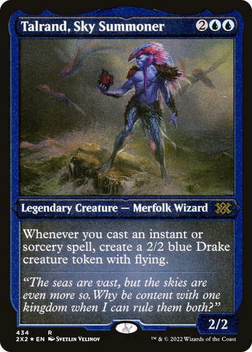 Image for Talrand, Sky Summoner (Foil Etched) (434) (2X2) - Magic: The Gathering