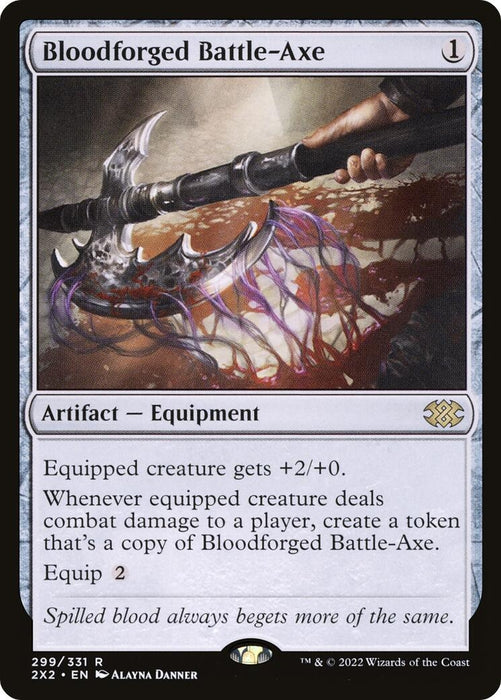 Image for Bloodforged Battle-Axe (299) (2X2) - Magic: The Gathering