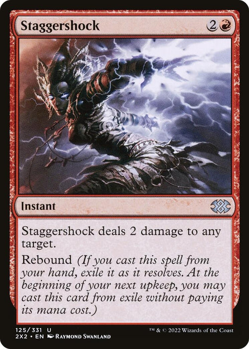 Image for Staggershock (125) (2X2) - Magic: The Gathering