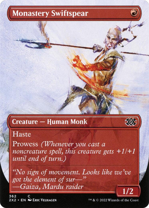 Image for Monastery Swiftspear (Borderless) (362) (2X2) - Magic: The Gathering