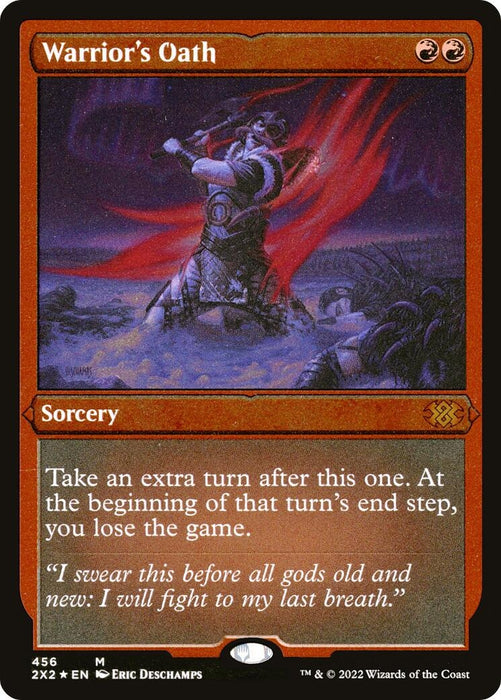 Image for Warrior's Oath (Foil Etched) (456) (2X2) - Magic: The Gathering