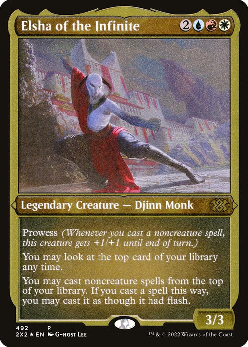 Image for Elsha of the Infinite (Foil Etched) (492) (2X2) - Magic: The Gathering