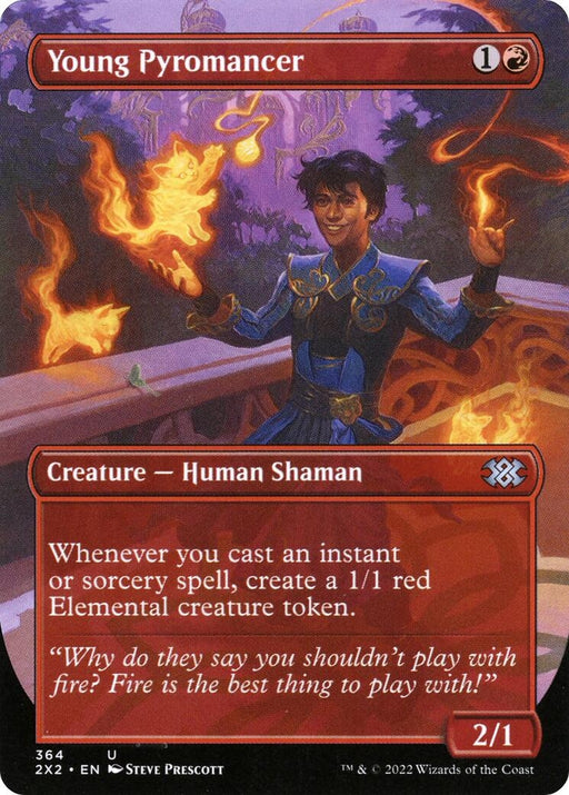 Image for Young Pyromancer (Borderless) (364) (2X2) - Magic: The Gathering