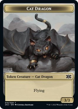 Image for Cat Dragon // Eldrazi Scion Double-Sided Token (19 // 1) (2X2) - Magic: The Gathering