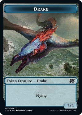 Image for Drake // Knight Double-Sided Token (10 // 5) (2X2) - Magic: The Gathering