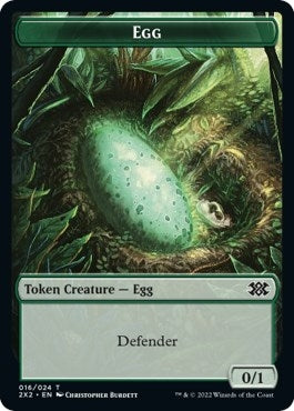 Image for Egg // Aven Initiate Double-Sided Token (16 // 4) (2X2) - Magic: The Gathering