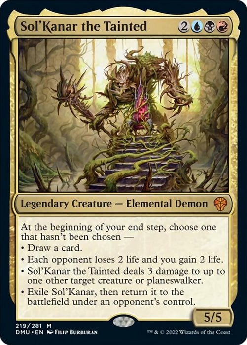 Image for Sol'Kanar the Tainted (219) (DMU) - Magic: The Gathering