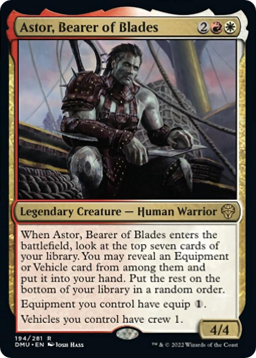 Image for Astor, Bearer of Blades (194) (DMU) - Magic: The Gathering
