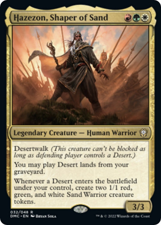 Image for Hazezon, Shaper of Sand (32) (DMC) - Magic: The Gathering