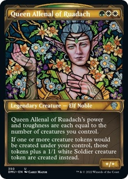 Image for Queen Allenal of Ruadach (Textured Foil) (350) (DMU) - Magic: The Gathering