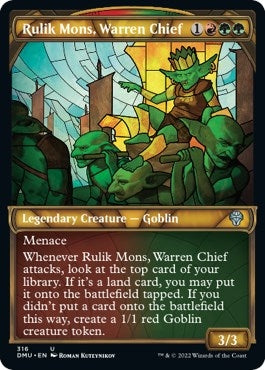 Image for Rulik Mons, Warren Chief (Showcase) (316) (DMU) - Magic: The Gathering