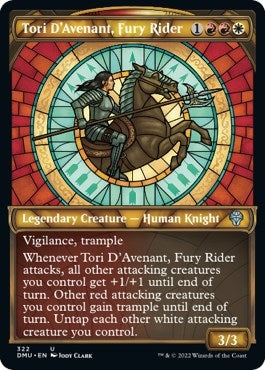 Image for Tori D'Avenant, Fury Rider (Showcase) (322) (DMU) - Magic: The Gathering