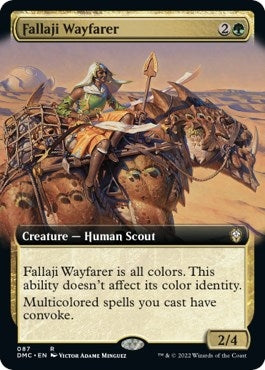 Image for Fallaji Wayfarer (Extended Art) (87) (DMC) - Magic: The Gathering