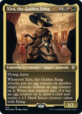 Image for Xira, the Golden Sting (Foil Etched) (70) (DMC) - Magic: The Gathering