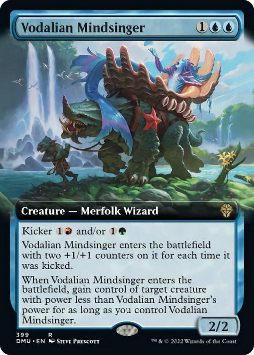 Image for Vodalian Mindsinger (Extended Art) (399) (DMU) - Magic: The Gathering