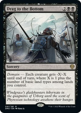 Image for Drag to the Bottom (91) (DMU) - Magic: The Gathering