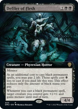 Image for Defiler of Flesh (Extended Art) (400) (DMU) - Magic: The Gathering