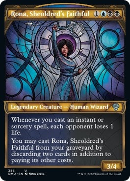 Image for Rona, Sheoldred's Faithful (Textured Foil) (356) (DMU) - Magic: The Gathering