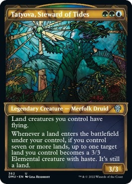 Image for Tatyova, Steward of Tides (Textured Foil) (362) (DMU) - Magic: The Gathering