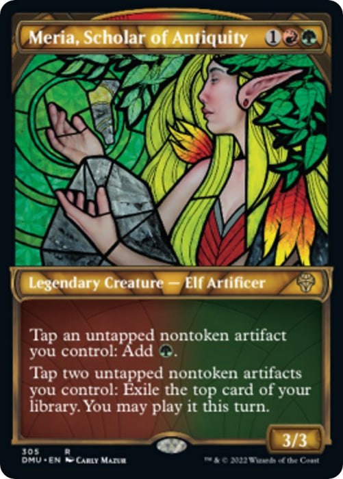 Image for Meria, Scholar of Antiquity (Showcase) (305) (DMU) - Magic: The Gathering