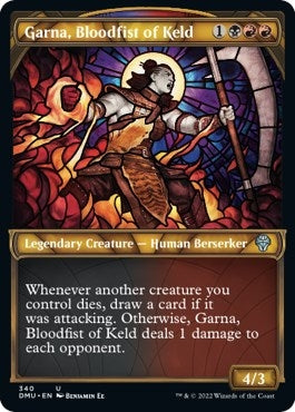 Image for Garna, Bloodfist of Keld (Textured Foil) (340) (DMU) - Magic: The Gathering