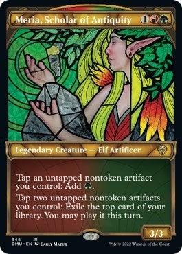 Image for Meria, Scholar of Antiquity (Textured Foil) (346) (DMU) - Magic: The Gathering
