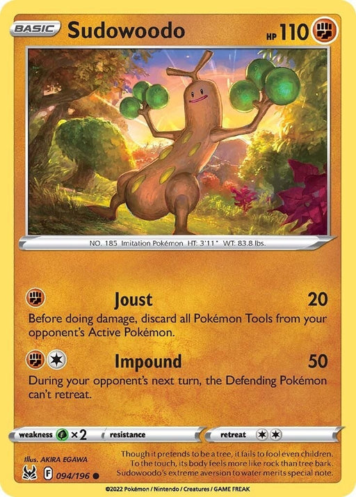 Image for Sudowoodo (094/196) (SWSH11) - Pokemon