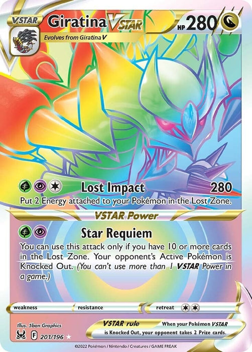 Giratina VSTAR (201) (Secret) (201/196) (SWSH11)
