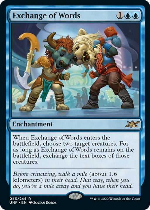 Image for Exchange of Words (45) (UNF) - Magic: The Gathering