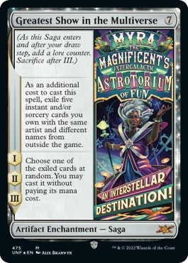 Image for Greatest Show in the Multiverse (Galaxy Foil) (475) (UNF) - Magic: The Gathering