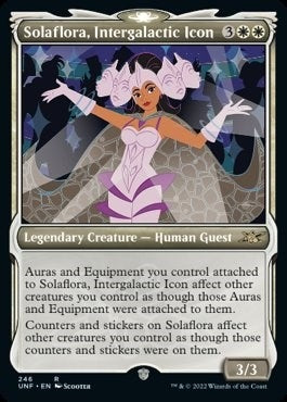 Image for Solaflora, Intergalactic Icon (Showcase) (246) (UNF) - Magic: The Gathering