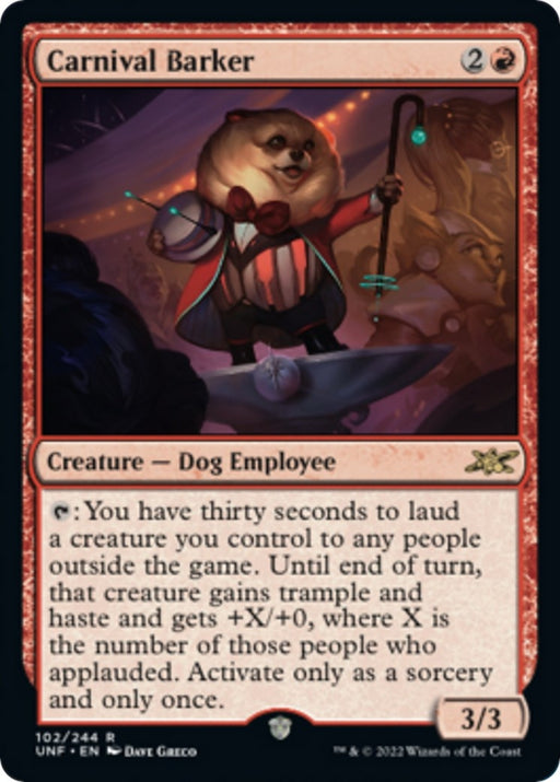 Image for Carnival Barker (102) (UNF) - Magic: The Gathering