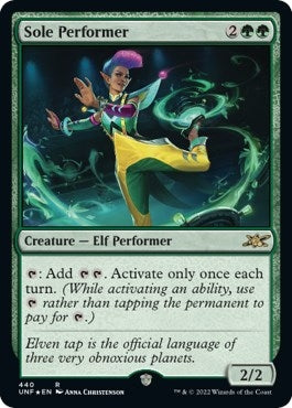 Image for Sole Performer (Galaxy Foil) (440) (UNF) - Magic: The Gathering