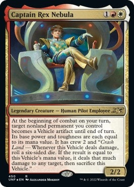 Image for Captain Rex Nebula (Galaxy Foil) (450) (UNF) - Magic: The Gathering