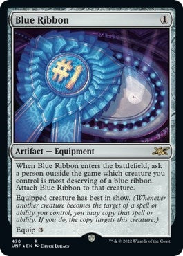Image for Blue Ribbon (Galaxy Foil) (470) (UNF) - Magic: The Gathering