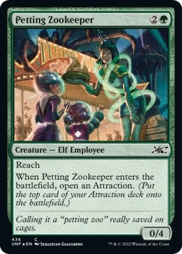 Image for Petting Zookeeper (Galaxy Foil) (436) (UNF) - Magic: The Gathering