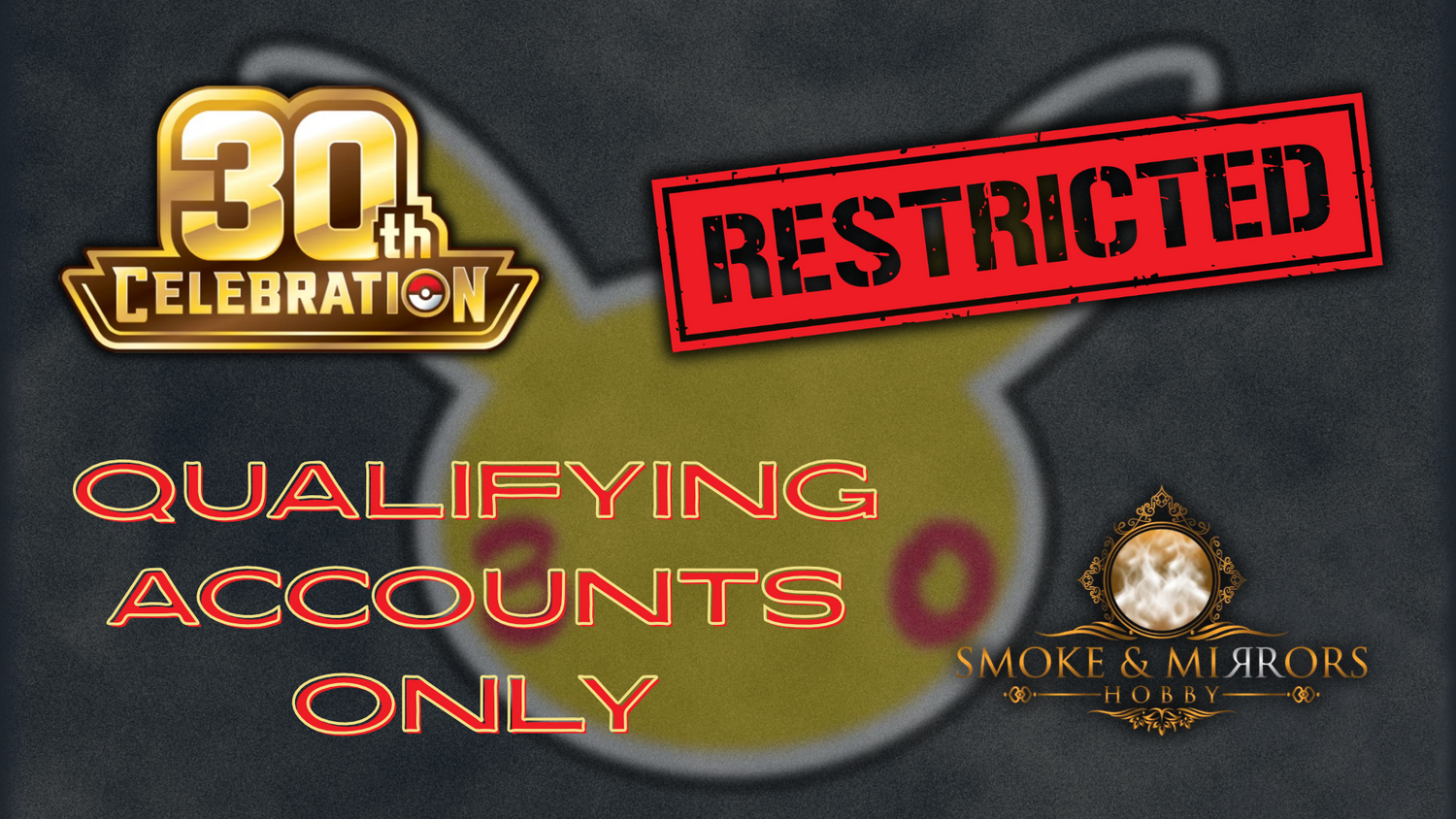 30th ANNIVERSARY RELEASE RULES/LIMITS