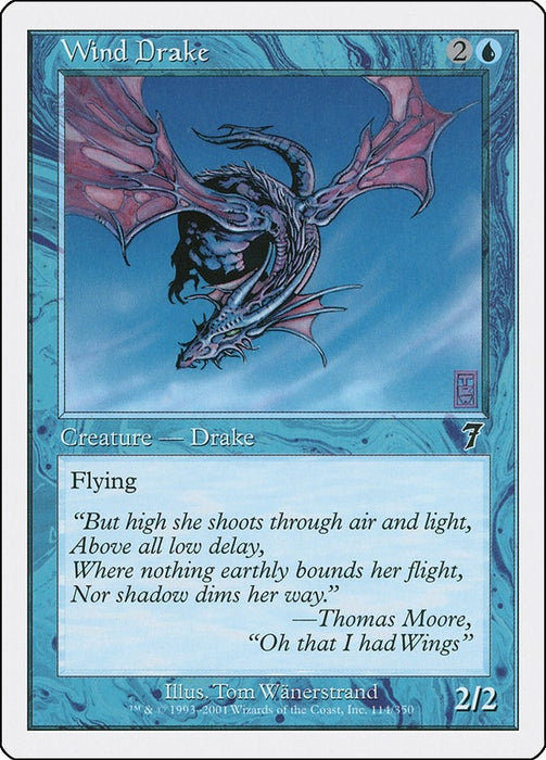 Image for Wind Drake (114) (7ED) - Magic: The Gathering