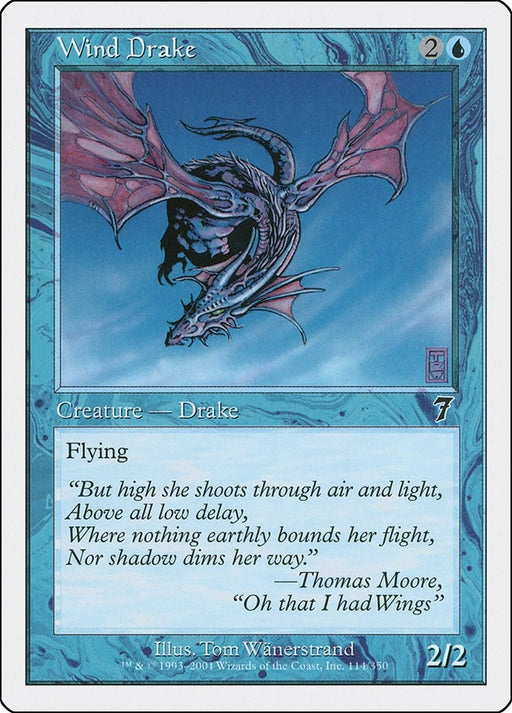Image for Wind Drake (114) (7ED) - Magic: The Gathering