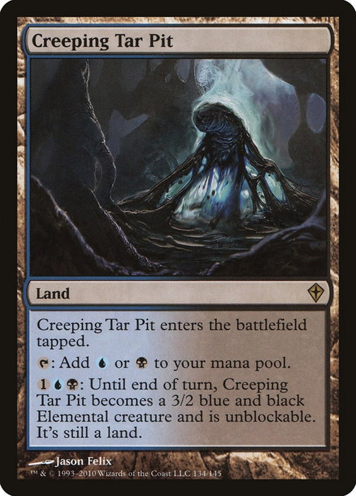 Image for Creeping Tar Pit (134) (WWK) - Magic: The Gathering