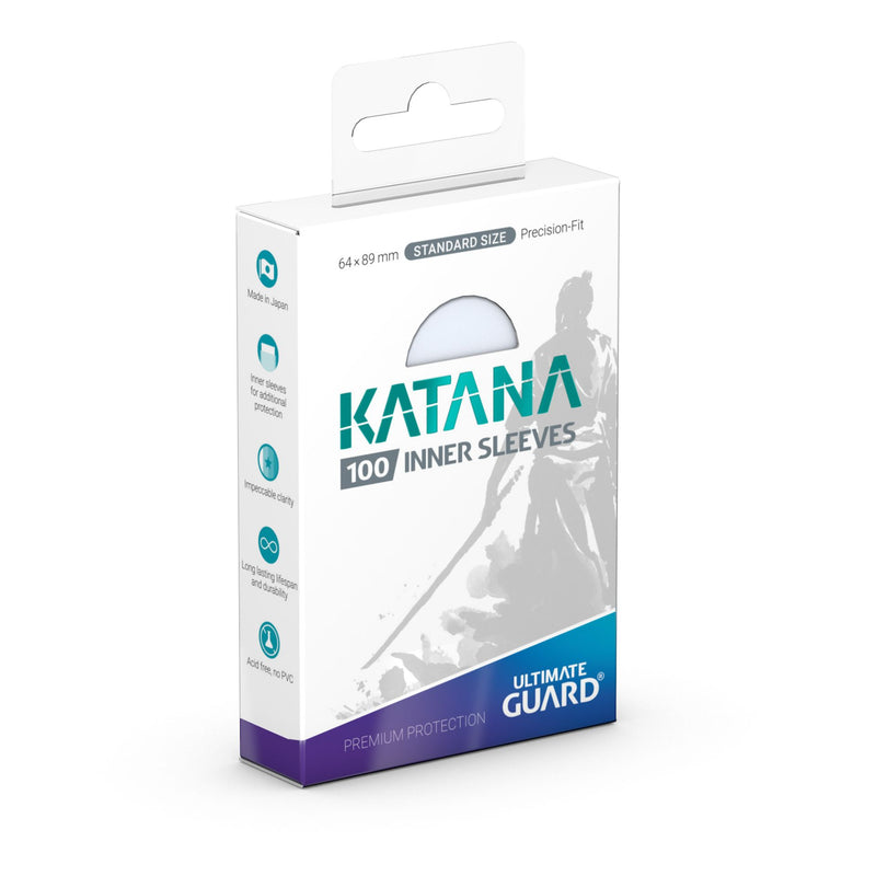 Ultimate Guard - Katana Sleeves - Inner Sleeves Transparent 100 CT