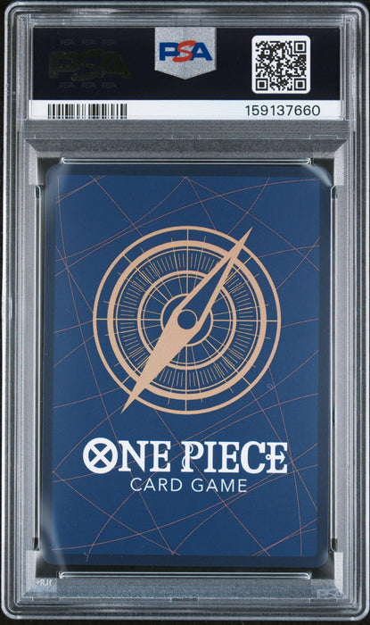 TASHIGI SPECIAL ALTERNATE ART 2025 ONE PIECE OP12-LEGACY OF THE MASTER PSA GEM MT 10