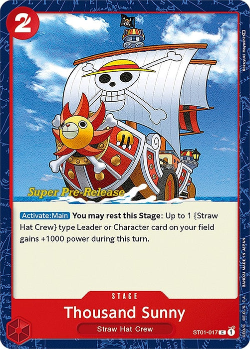 Thousand Sunny (ST01-017) (ST-01 PRE)