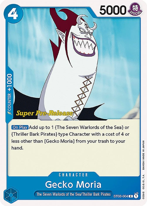 Image for Gecko Moria (ST03-004) (ST-03 PRE) - One Piece Card Game