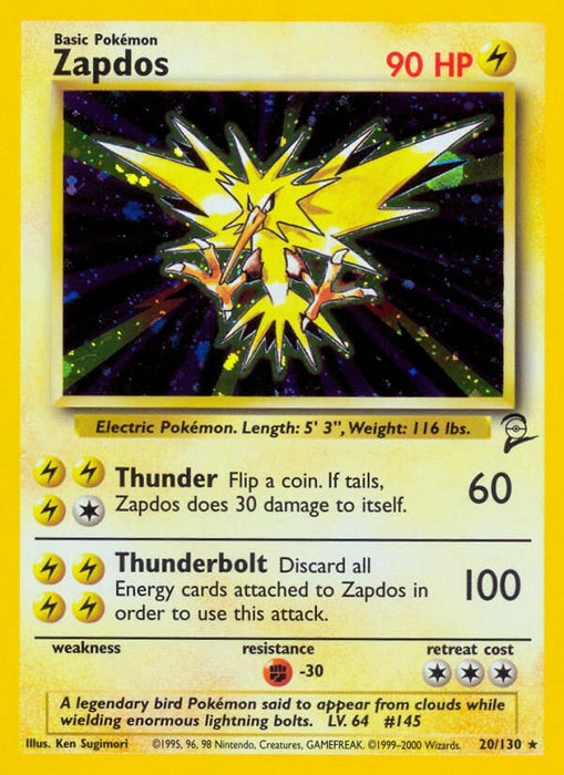 Zapdos (020/130) (BS2)