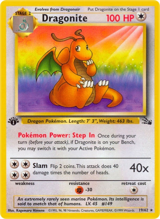 Dragonite (19) (19/62) (FO)