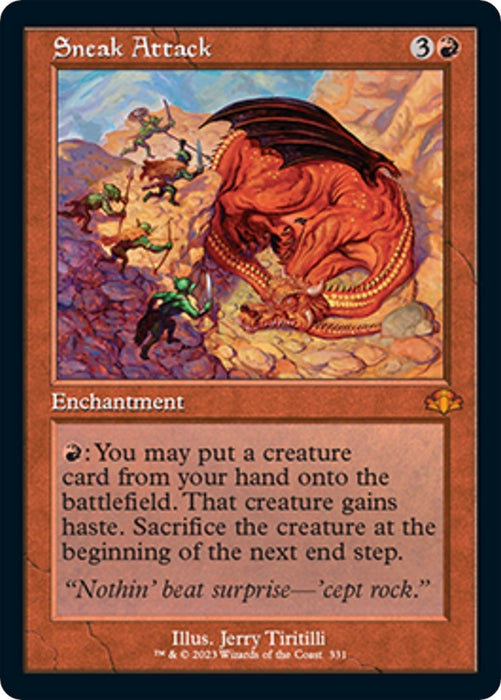 Sneak Attack (Retro Frame) (331) (DMR)