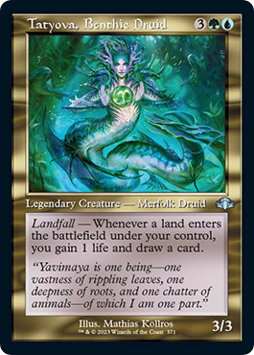 Image for Tatyova, Benthic Druid (Retro Frame) (371) (DMR) - Magic: The Gathering