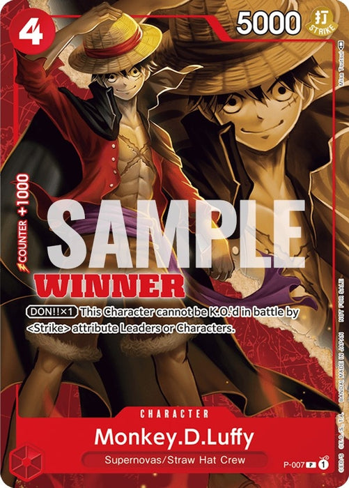 Monkey.D.Luffy - P-007 (Winner Pack Vol. 1) (P-007) (OP-PR)
